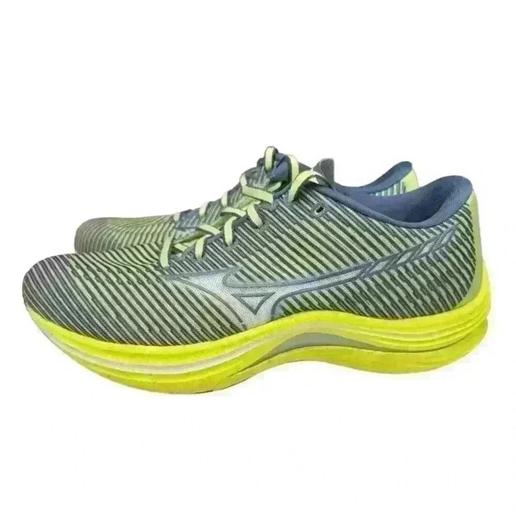 Mizuno Women’s Wave Rebellion Neo Lime Wave Rider 25 Running Shoe Size 8 - Picture 4 of 9